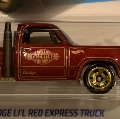 NEW 2024 Hot Wheels 1978 Dodge Lil Red Express Truck Valentine's 1