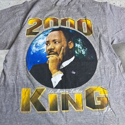 Unique Martin Luther King MLK 2000 Y2K Keep Dream Alive Graphic Tshirt Size XL