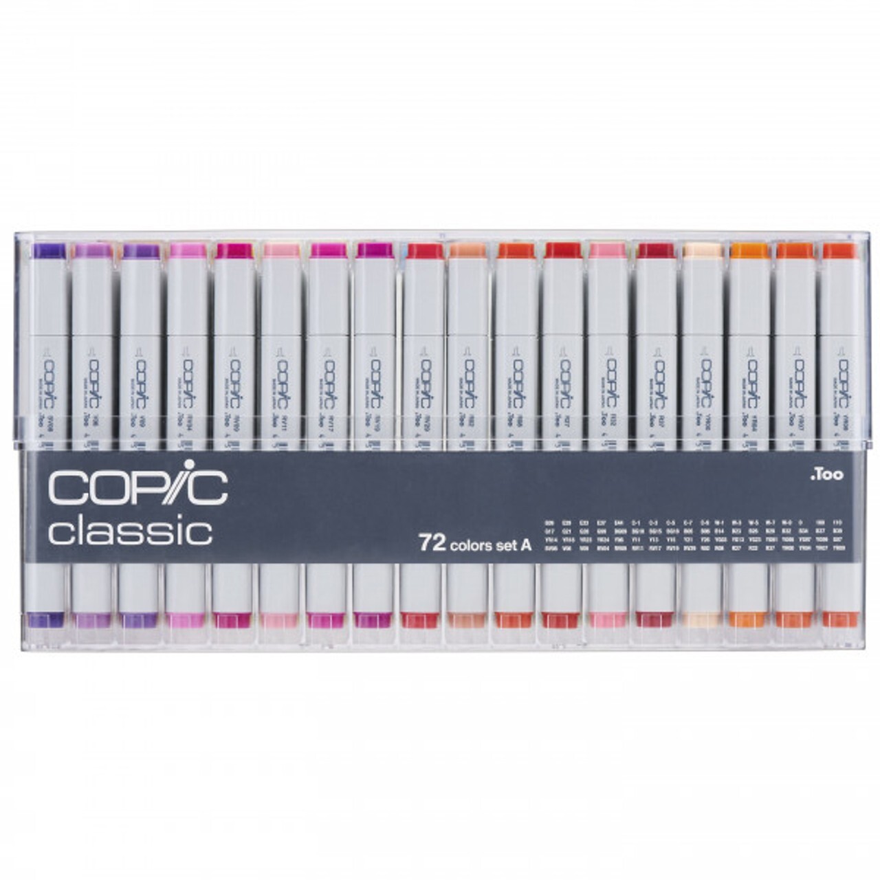 COPIC CLASSIC MARKER - 72 PEN - A COLOURS SET