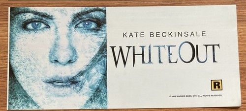 🌟 Whiteout (2009) - Kate Beckinsale - Movie Theater Mylar / Poster - 6x13