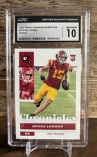 2022 Panini Chronicles Draft Picks Bronze Drake London #6 Rookie RC SGC 10 Gem