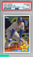 2020 TOPPS 1985 TOPPS 35TH ANNIVERSARY KEN GRIFFEY JR #85AS40 ALL STAR HOF PSA 9
