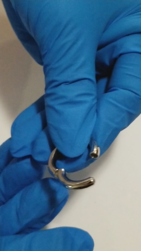 PAIR ASTM F136 G23 Titanium Hinged Segment Ring Clicker Ear & Septum Ring 16g-6g - Video 1 of 1