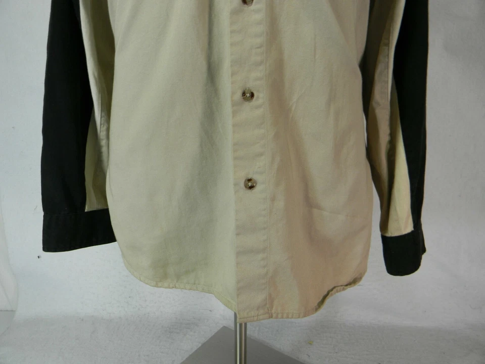 Dale Earnhardt JR. Camisa Hombre XL Extra Grande Manga Larga Tostada Negra NASCAR Foto 3 de 4