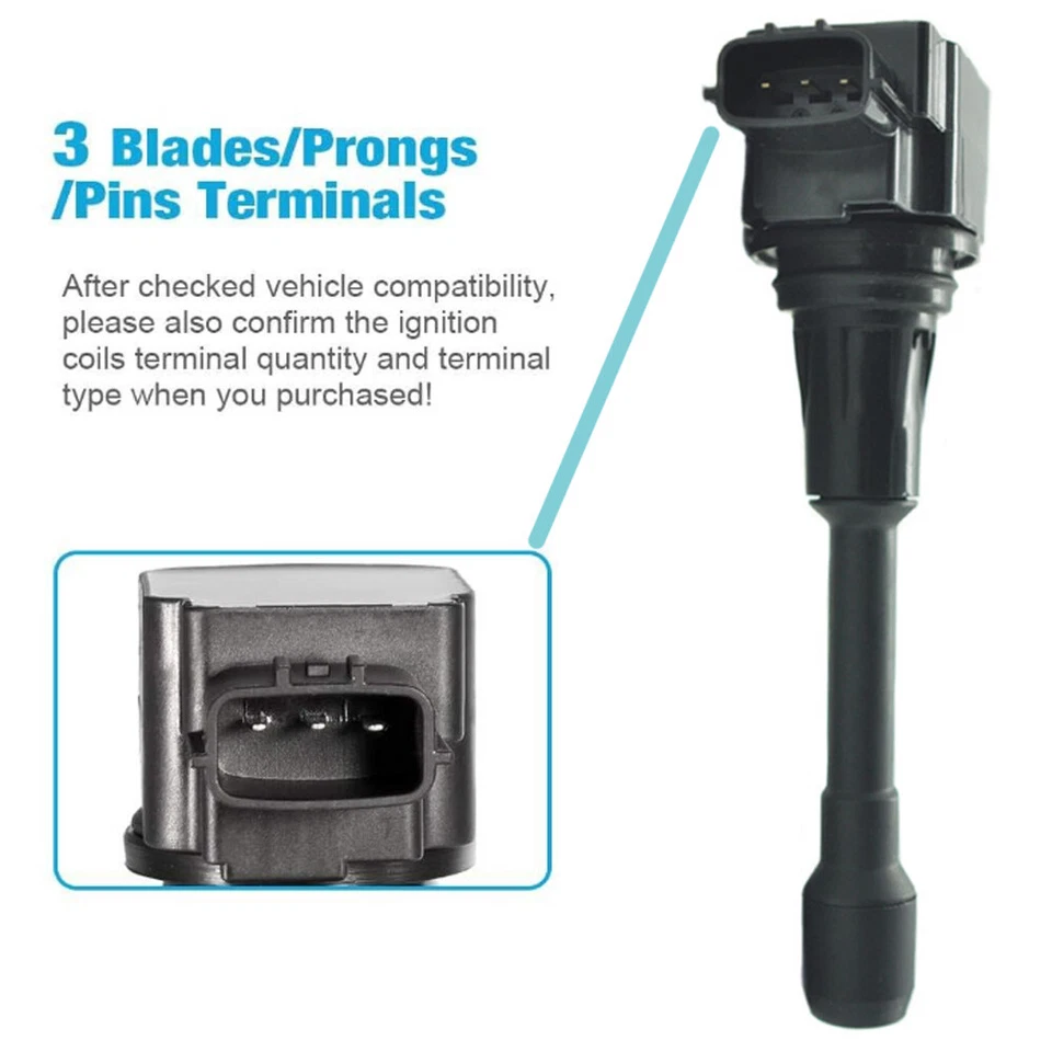 4pcs Ignition Coils & Spark Plugs Kit For 2013-2019 Nissan Sentra L4 1.8L UF549 - Image 4 of 4