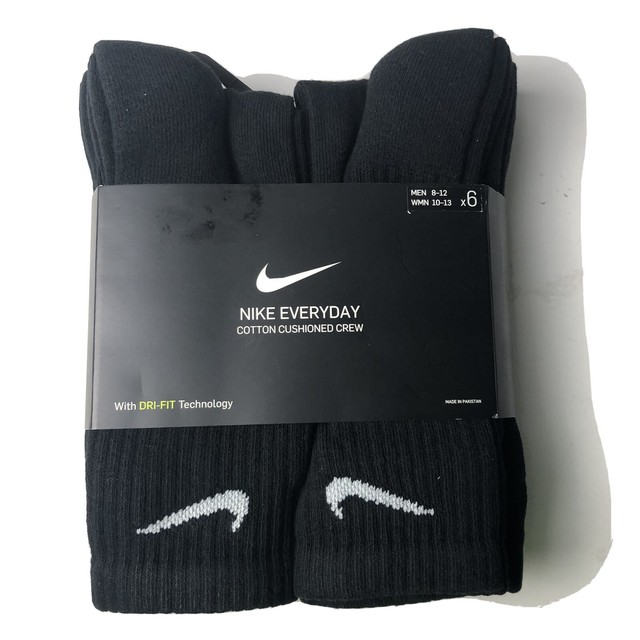 nike spark cushioned crew running socks