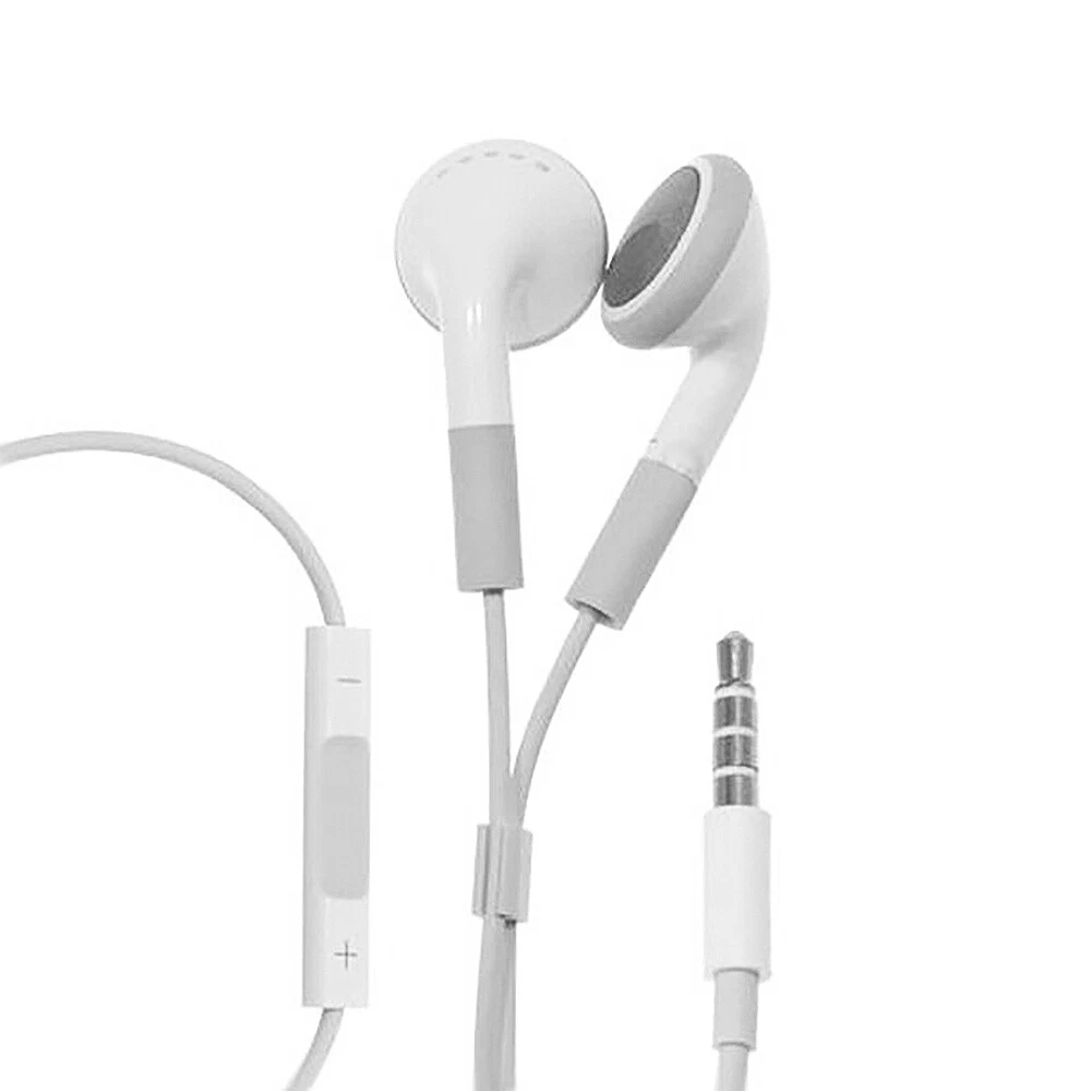 Genuine OEM Apple Wired Stereo Earphones Mic Remote 3.5mm iPod iPhone 3 4 5  6