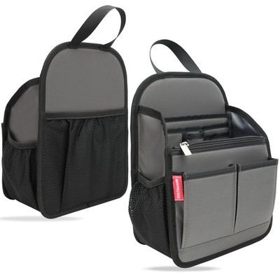Wider Rugged Mini Backpack Organizer Insert for Small Backpack - 19 Pockets P...