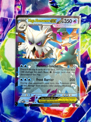 Mega Abomasnow ex 036/132 - Double Rare - Pokemon Mega Evolution - NM