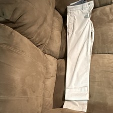 Slim Fit Beige Chino Pants Flat Front Straight Leg Solid Men's Size 30