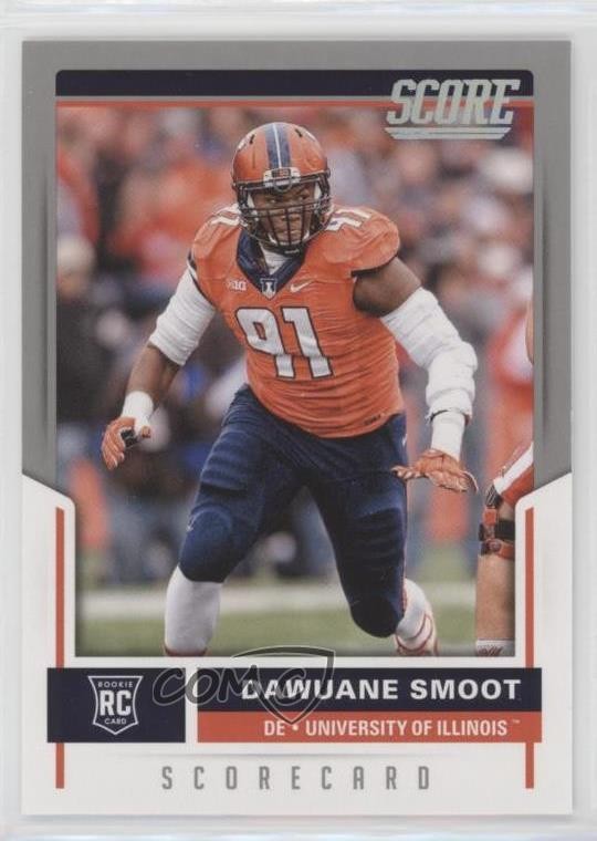 2017 Score Rookies Scorecard Dawuane Smoot #332 Rookie RC 0a3