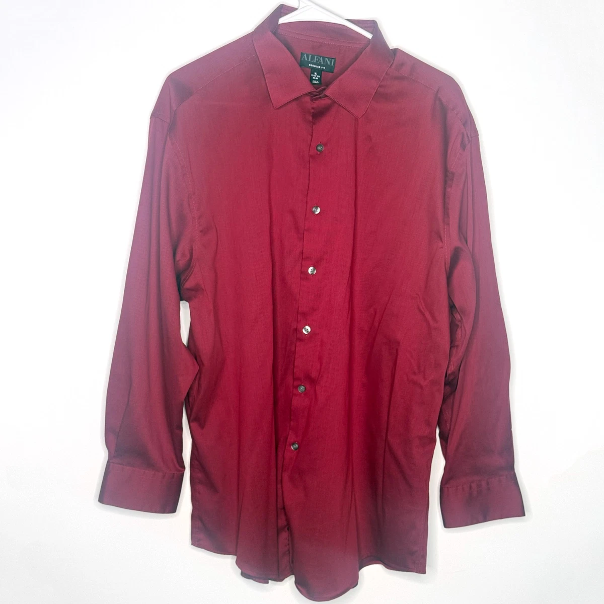alfani red dress shirt Alfani Men's Red Dress Shirts