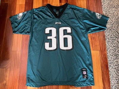 Reebok Philadelphia Eagles Brian Westbrook 36 Jersey Youth Kids XL 18-20 Green