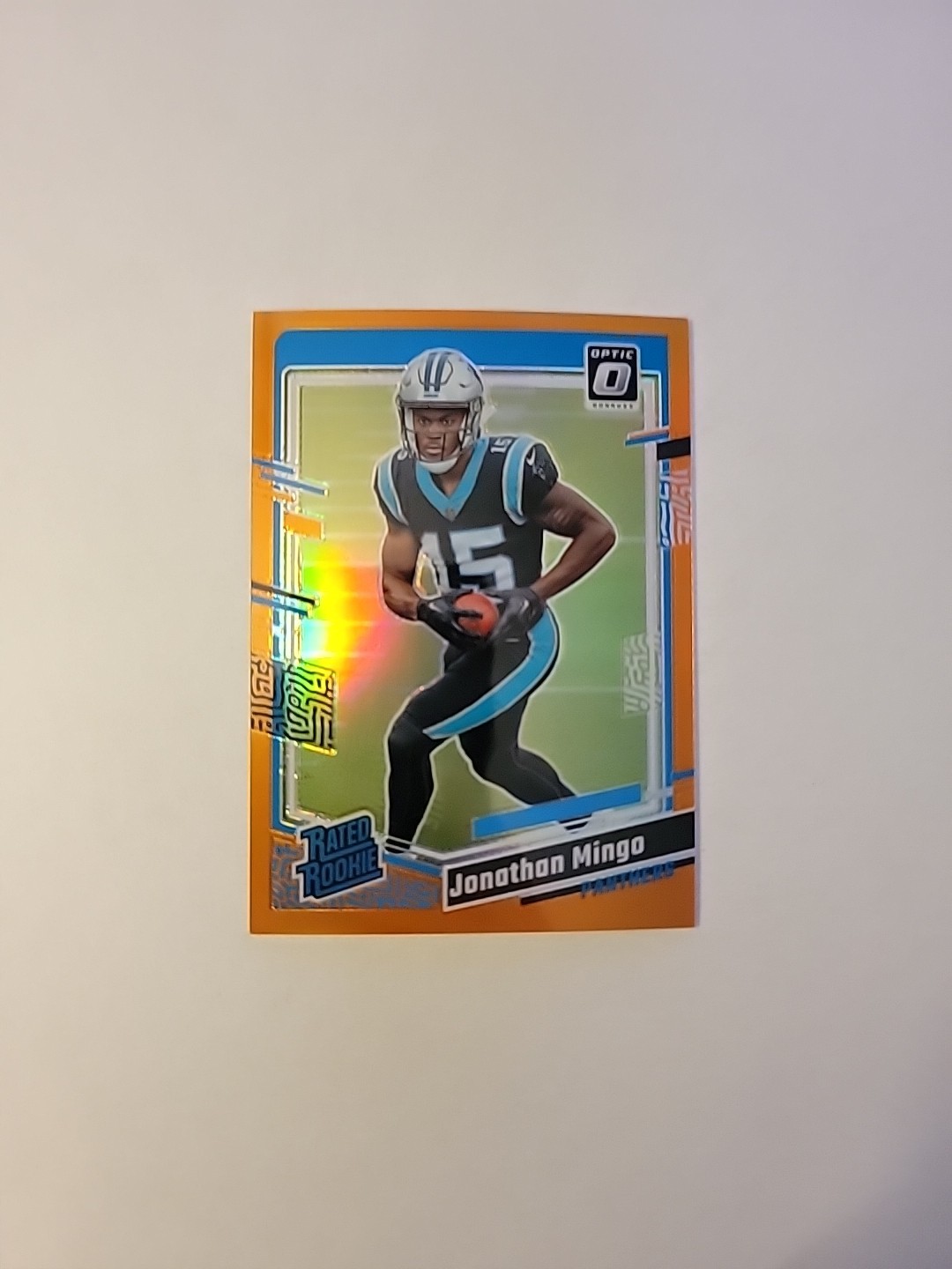 2023 Donruss Optic Football Jonathan Mingo Rookie #215 Orange 34/249 SD8512