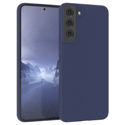 Für Samsung Galaxy S22 Plus 5G Handyhülle Silikon Schutz Hülle Cover Nachtblau