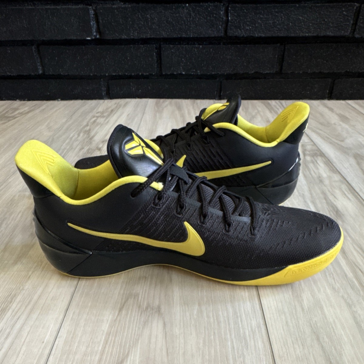 シューズ(男性用) Nike Kobe AD id by you / Black Yellow Nike Kobe A.D. Oregon Ducks Black Yellow Basketball Shoes US 11m