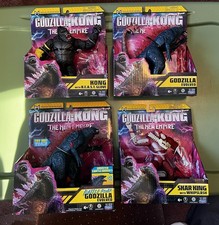 Godzilla x Kong The New Empire Lot of 4 Kong Godzilla Skar King Playmates LOOK