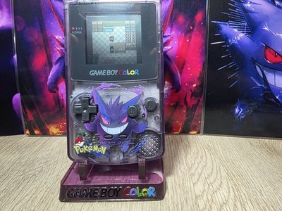 Nintendo Game Boy Color Pokémon Design Gengar Handheld Retro Konsole Mod Custom