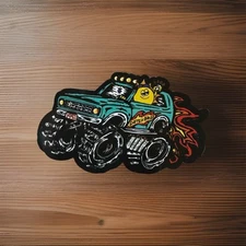 Dutch Bros Coffee Monster Truck Rare Order Ahead Promo Sticker 2025