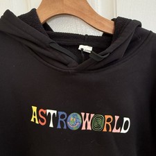 Astroworld Wish You Were Here  Cactus Jack Tour Women Black Hoodie Size XL
