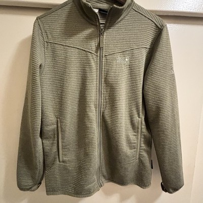 Jack Wolfskin Men's Tongari Fleece Jacket in the ''Burnt Olive'' colorway. Size S
