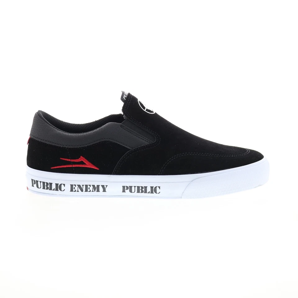 Zapatillas deportivas Lakai Owen VLK Public Enemy para hombre negras inspiradas en el patín
