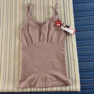Skinnygirl Shaping Camisole Womens Medium Nude Reversible V Neck Scoop Shapewear