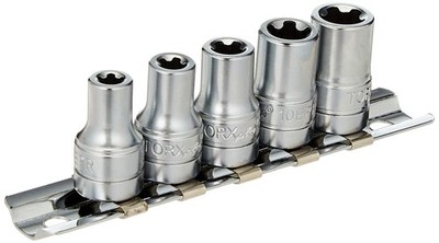 CTA Tools 5064 5 Pc. 5 Pt. EPR Torx Plus Socket Set - 1/4'' Dr. 1/4'', Multi