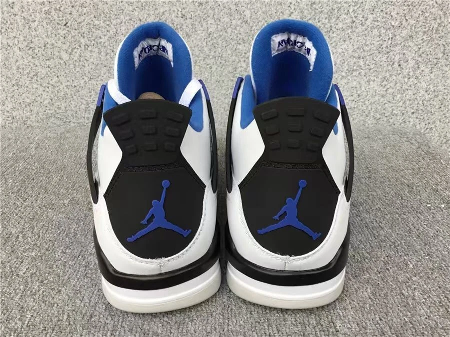 Zapatos de baloncesto Air Jordan 4 retro Racing azules para hombre -308497-117 Foto 4 de 4