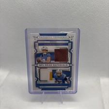 2025 National Treasures Justin Herbert / Ladd McConkey NFL Gear Materials /99