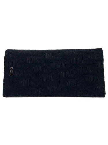 Christian Dior Portefeuille Long Vertical Trotteur Toile Motif Noir Portefeuille Homme, S