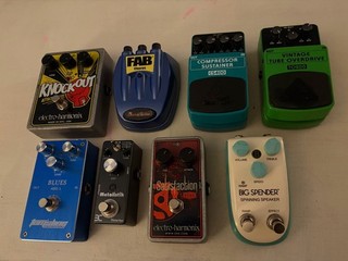 Guitar Pedal Lot Electro Harmonix Danelectro Behringer and More