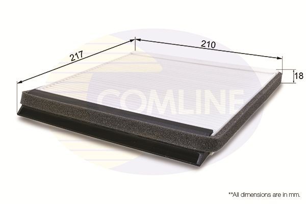 Cabin Air Filter Fits Citroën Berlingo Xantia Xsara ZX Peugeot COMLINE EKF136