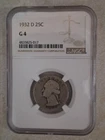 1932-D Washington Quarter Key Date