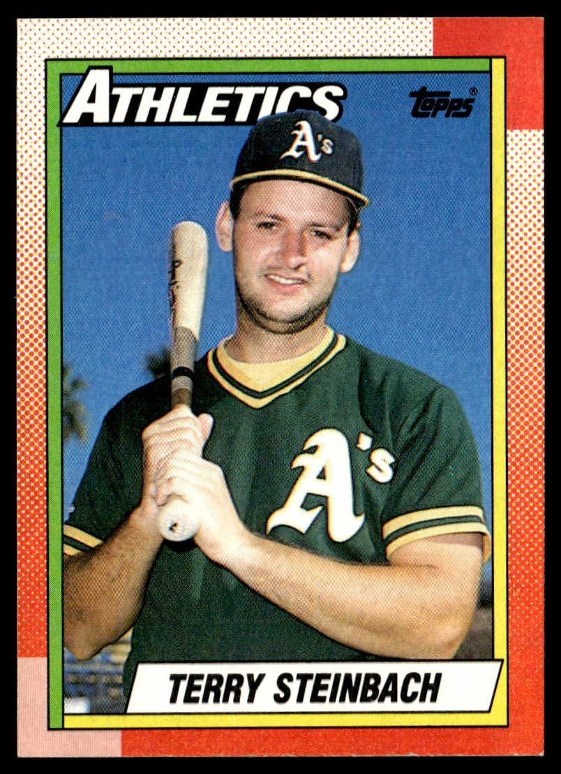 1990 Topps Terry Steinbach Oakland Athletics #145