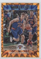 2017-18 Panini NBA Hoops Orange Explosion 31/75 Mindaugas Kuzminskas #104 3nn
