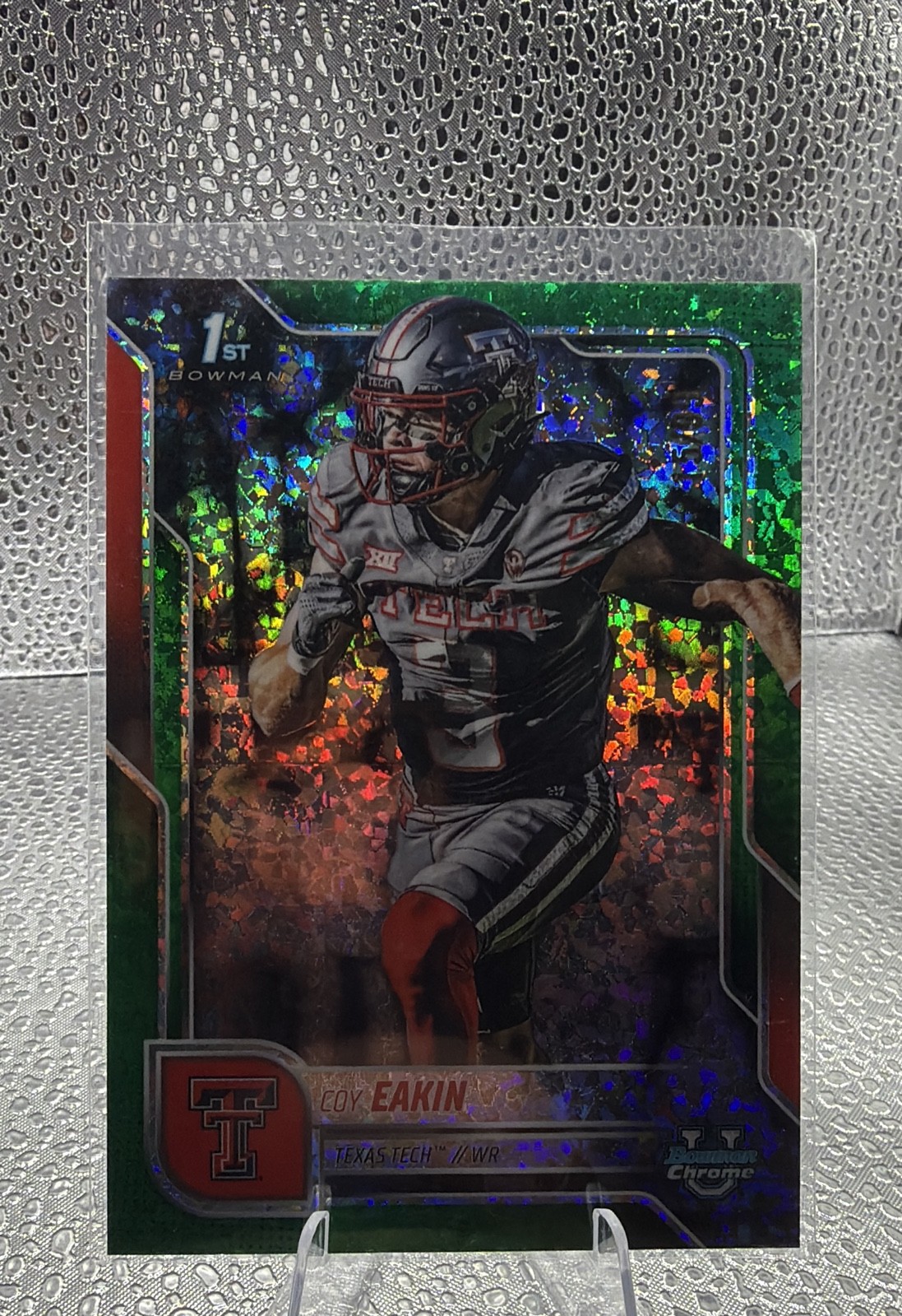 2025 Bowman Chrome - Coy Eakin #28 Green Mini-Diamond Refractor /99 (RC)