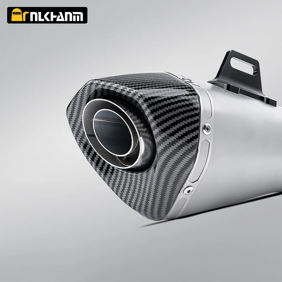 Slip-on 51mm 2" Universal Escape Silenciador Tubo Puntas Traseras Foto 4 de 4