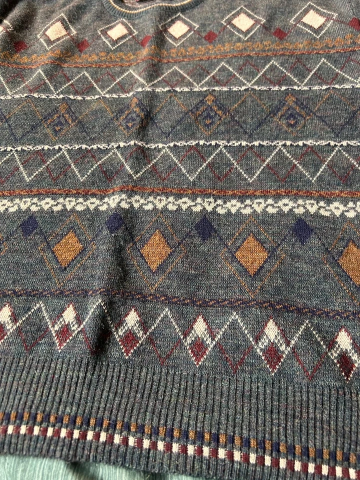 Suéter DE COLECCIÓN JOHN ASHFORD Gris Talla L 70% Acrílico 30% Lana Foto 3 de 4