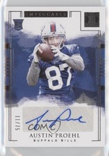 2018 Panini Impeccable Rookie Auto /75 Austin Proehl #181 Auto le6