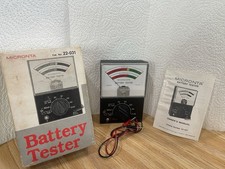 Micronta 22-031 Battery Tester AAA AA C D 9V Button Cell with Manual  Box