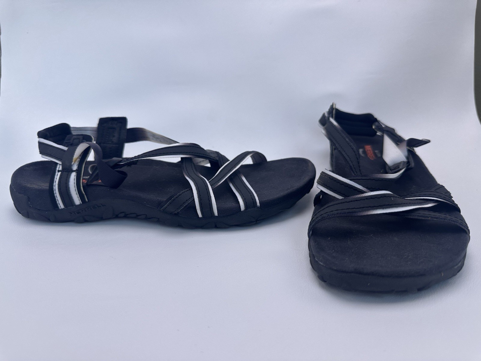 Merrell Terran Lattice II sandali slingback donna 7 neri comodi casual