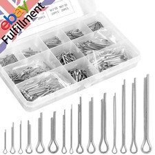 420Pcs Cotter Pin Assortment Kit Split Pin Fastener Clips Set Straight Fastener