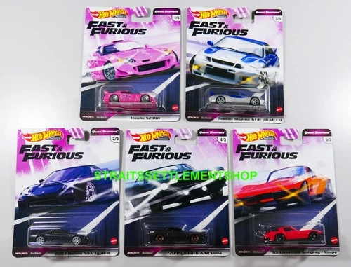 HOT WHEELS 2020 FAST & FURIOUS QUICK SHIFTERS SET SEALED MISP