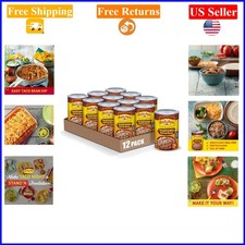 16 oz Canned Refried Beans Pack of 12 - Traditional Mexican Flavor