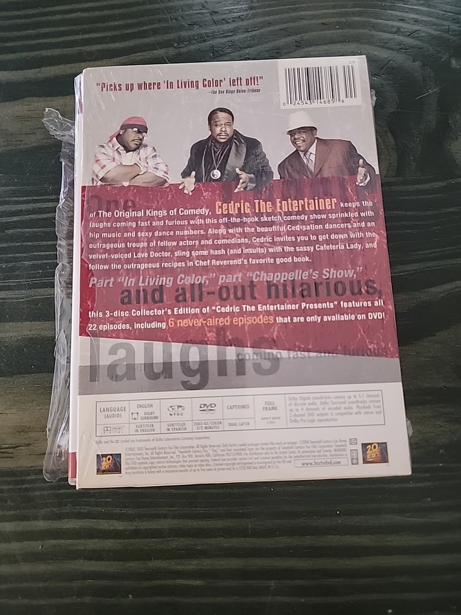 Cedric the Entertainer Presents (DVD, 2004, 3-Disc Set) for