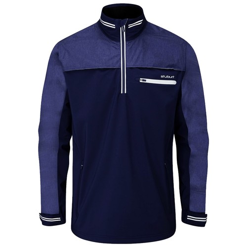 Chaqueta de golf Stuburt Evolution reflectante impermeable media cremallera para hombre - Imagen 10 de 14