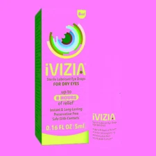 Sterile Lubricant Eye Drops For Dry Eyes 0.16 Oz