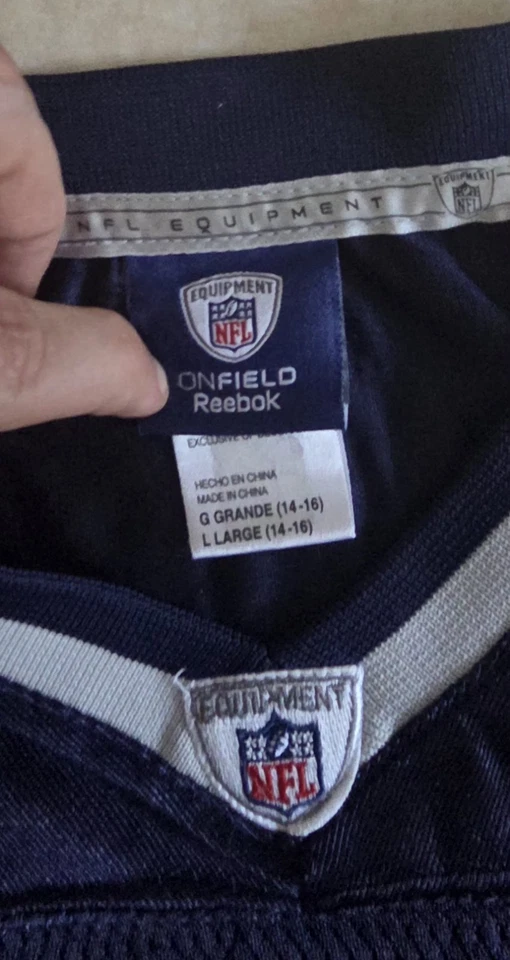 Vintage New England Patriots Randy Moss Jersey Youth Large 14-16 NFL Football - Image 4 of 4