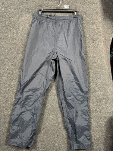 LL Bean Hose Herren mittelgrau wasserdicht Nylon Ripstop Regen Outdoor Wandern